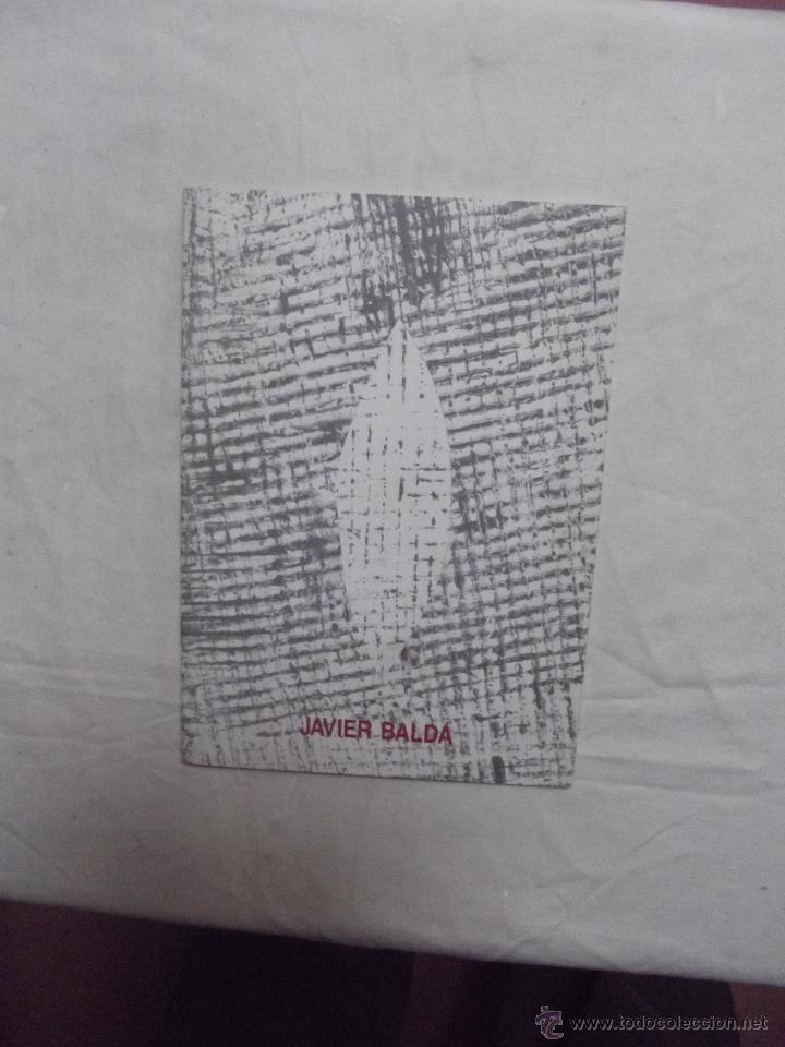 Libros de segunda mano: JAVIER BALDA  CON DOS TARJETAS - Foto 1