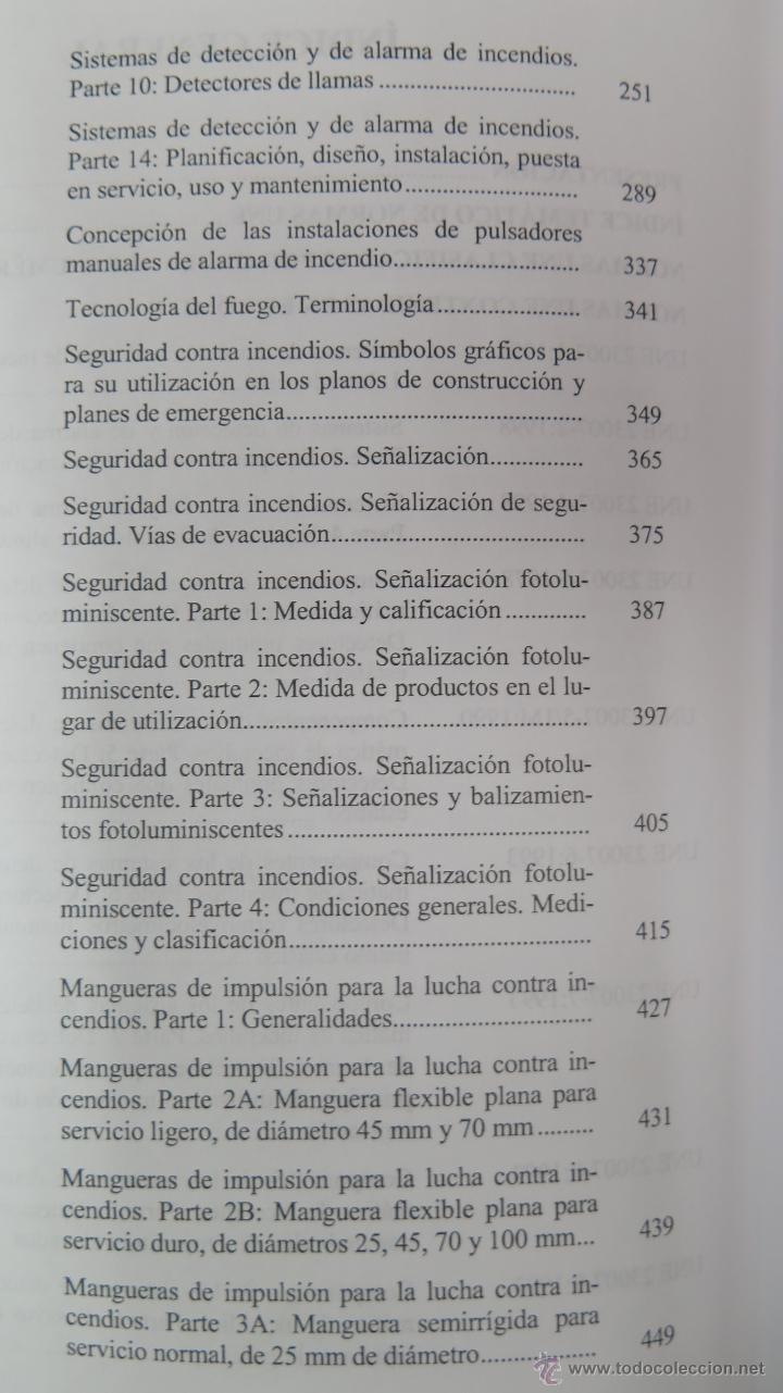 Libros de segunda mano: PROTECCION CONTRA INCENDIOS. 2 TOMOS. ILUSTRADO. AENOR - Foto 3