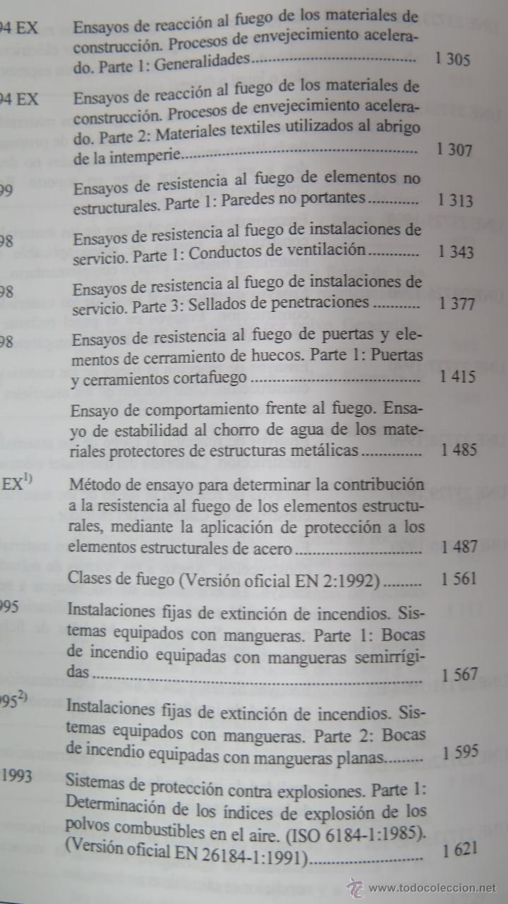 Libros de segunda mano: PROTECCION CONTRA INCENDIOS. 2 TOMOS. ILUSTRADO. AENOR - Foto 7