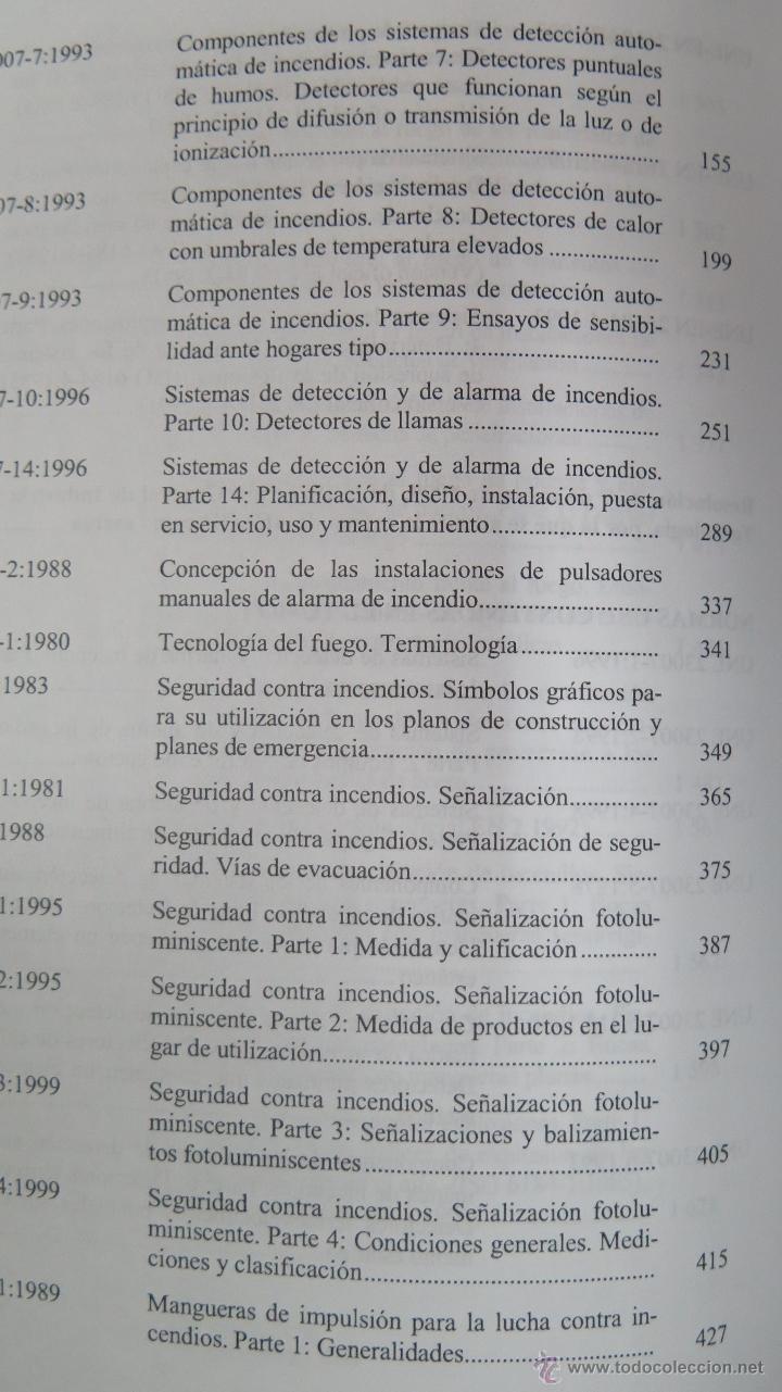 Libros de segunda mano: PROTECCION CONTRA INCENDIOS. 2 TOMOS. ILUSTRADO. AENOR - Foto 9