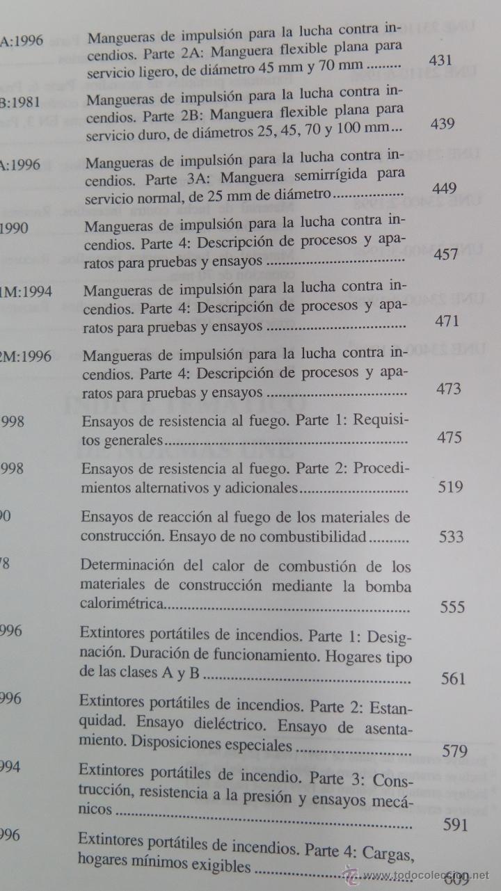 Libros de segunda mano: PROTECCION CONTRA INCENDIOS. 2 TOMOS. ILUSTRADO. AENOR - Foto 10