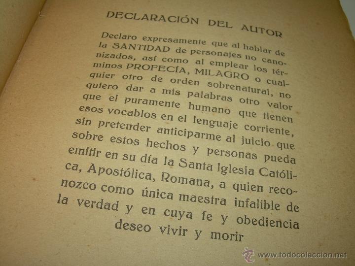 Libros de segunda mano: LIBRO DE LAS PROFECIAS DE LA MADRE RAFOLS......A&Ntilde;O 1.939 - Foto 7