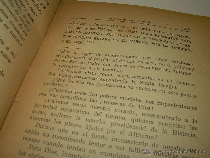 Libros de segunda mano: LIBRO DE LAS PROFECIAS DE LA MADRE RAFOLS......A&Ntilde;O 1.939 - Foto 14