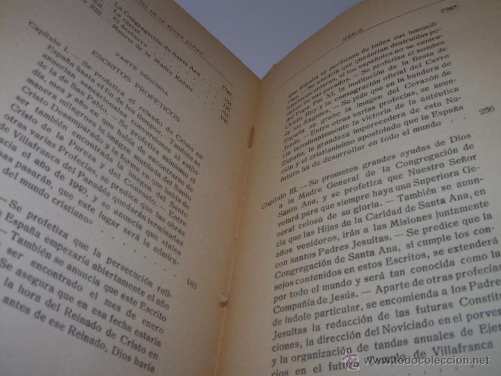 Libros de segunda mano: LIBRO DE LAS PROFECIAS DE LA MADRE RAFOLS......A&Ntilde;O 1.939 - Foto 17