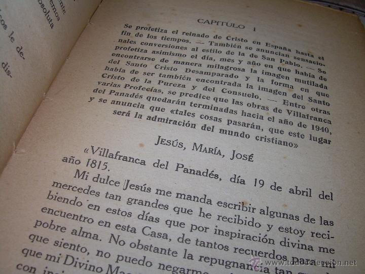 Libros de segunda mano: LIBRO DE LAS PROFECIAS DE LA MADRE RAFOLS......A&Ntilde;O 1.939 - Foto 20