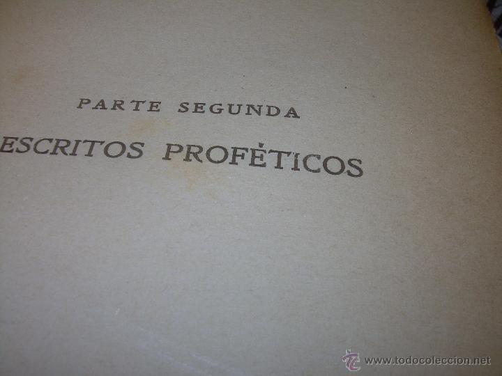 Libros de segunda mano: LIBRO DE LAS PROFECIAS DE LA MADRE RAFOLS......A&Ntilde;O 1.939 - Foto 22