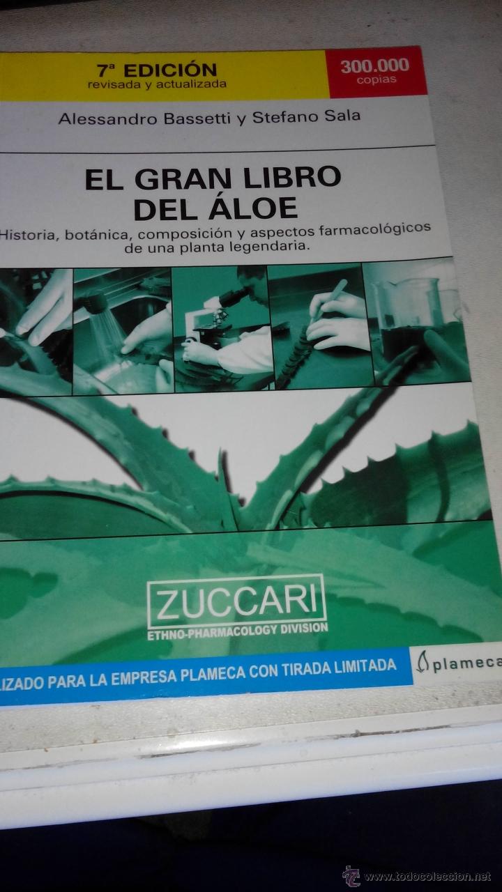 Libros de segunda mano: EL GRAN LIBRO DEL ALOE - 7&ordf; EDICION - ZUCCARI - PLAMECA - Foto 1