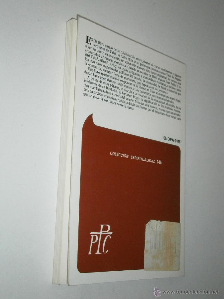 Libros de segunda mano: TAIZE Y LOS JOVENES Comunidad de Taize 1989 EC - Foto 5