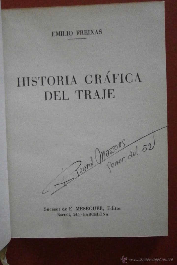 Libros de segunda mano: Historia gr&aacute;fica del traje. Emilio Freixas - Foto 1