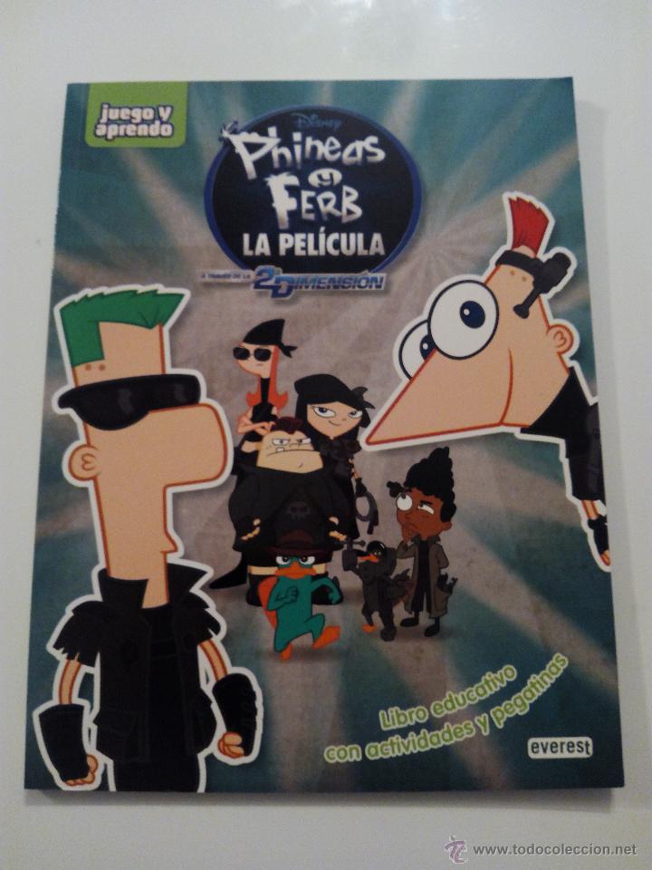 Libros de segunda mano: Juego y Aprendo Everest Phineas y Ferb La Pel&iacute;cula A traves de la 2&ordf; Dimensi&oacute;n