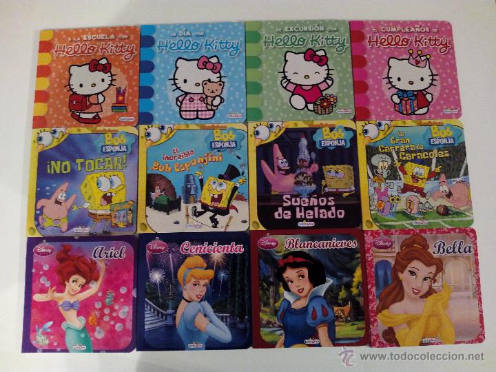 Libros de segunda mano: 3 Colecciones completas de Mini cuentos. Bob Esponja, Princesas disney y Helo Kitty. LibroDivo - Foto 1