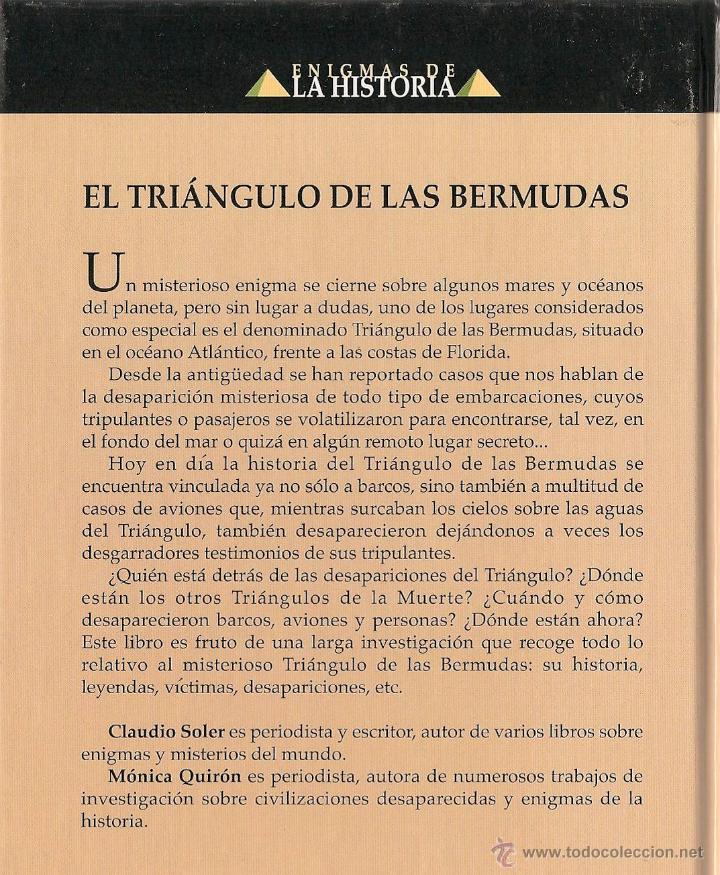 Libros de segunda mano: El Tri&aacute;ngulo de las Bermudas / Claudio Soler y M&oacute;nica Quir&oacute;n - Foto 2