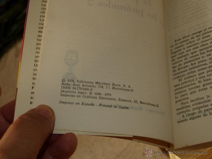 Libros de segunda mano: EL PODER DE LAS PIR&Aacute;MIDES 2 - EMILIO SALAS Y ROMAN CANO (INCLUYE LA PIR&Aacute;MIDE Y OTROS DOCUMENTOS) - Foto 2