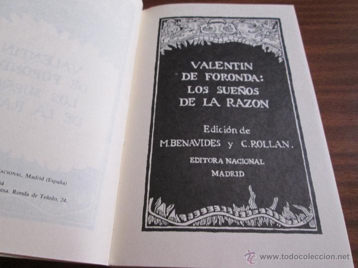 Libros de segunda mano: Valent&iacute;n de Foronda: Los sue&ntilde;os de la raz&oacute;n - Foto 3