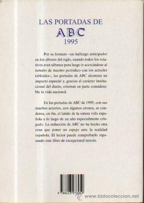 Libros de segunda mano: Las portadas de ABC 1995 - Foto 4