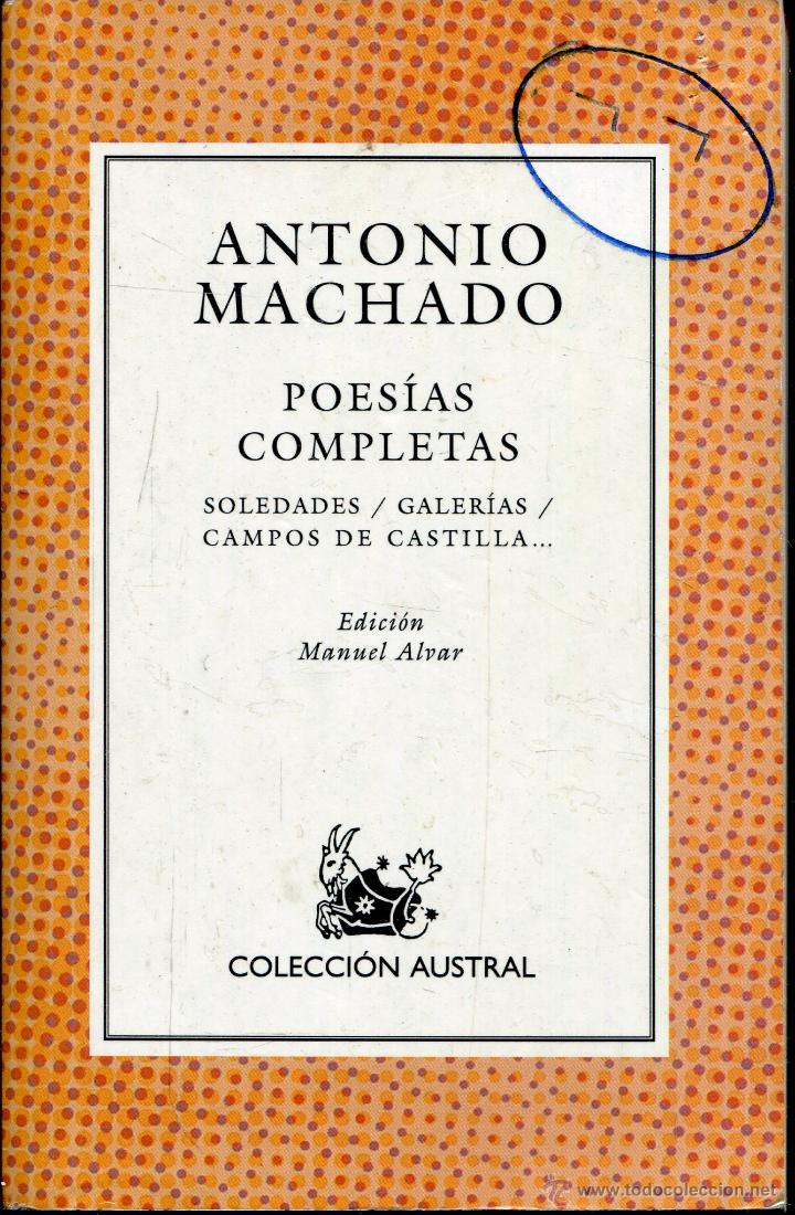 Libros de segunda mano: antonio machado  --poesias completas - Foto 1