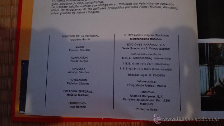 Libros de segunda mano: LAS AVENTURAS DE PIPI LANGSTRUMPF ediciones naranco 1975 - Foto 4