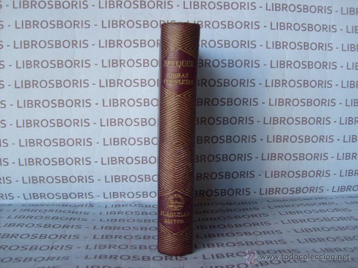 Libros de segunda mano: BECQUER - OBRAS COMPLETAS - AGUILAR - COLECCION JOYA. - Foto 1