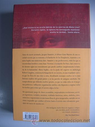 Libros de segunda mano: MAGNIFICO LIBRO DE  - EL  CODIGO  DA  VINCI - DAN  BROWN - - Foto 2