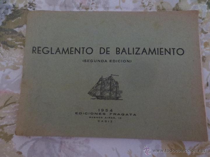 Libros de segunda mano: reglamento de balizamiento. ediciones fragata. 1954. cadiz - Foto 1