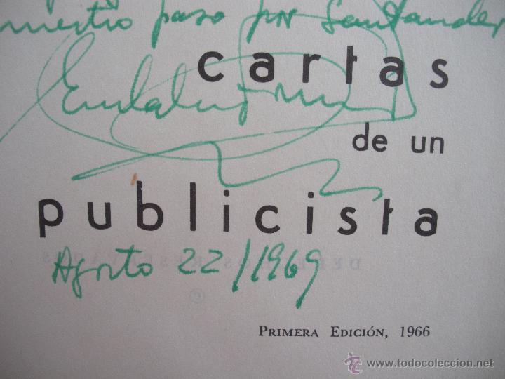 Libros de segunda mano: CARTAS DE UN PUBLICISTA EULALIO FERRER.PUBLICIDAD - Foto 3