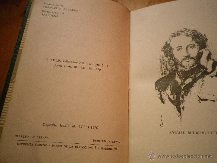 Libros de segunda mano: LIBRO LOS &Uacute;LTIMOS D&Iacute;AS DE POMPEYA POR LYTTON - Foto 2