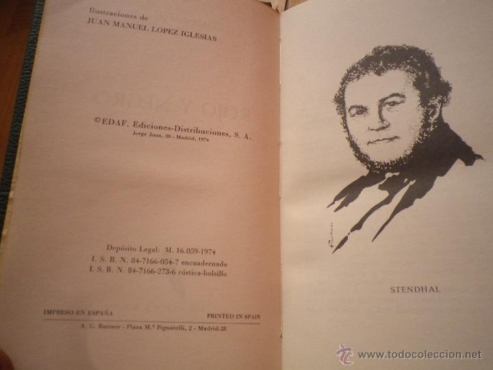Libros de segunda mano: LIBRO ROJO Y NEGRO POR STENDHAL - Foto 2