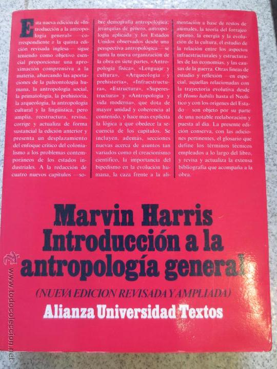 Libros de segunda mano: INTRODUCCI&Oacute;N A LA ANTROPOLOG&Iacute;A GENERAL EDIT ALIANZA A&Ntilde;O 1993 - Foto 1