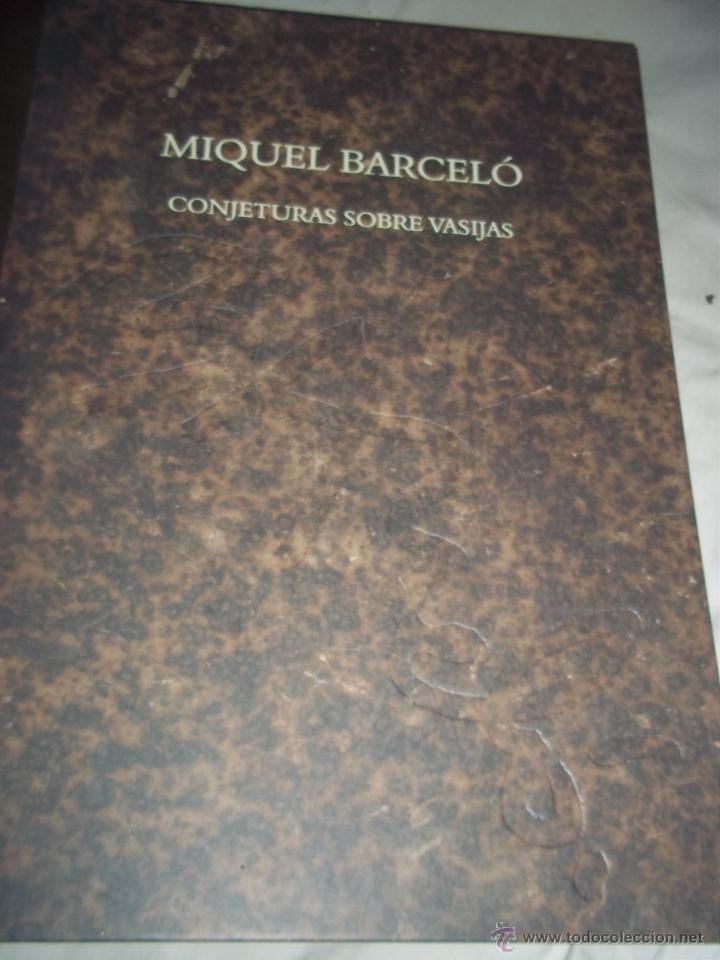 Libros de segunda mano: miquel barcelo conjeturas sobre vasijas - Foto 1