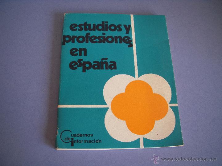 Libros de segunda mano: estudios y profesiones en espa&ntilde;a, 1976 - Foto 1