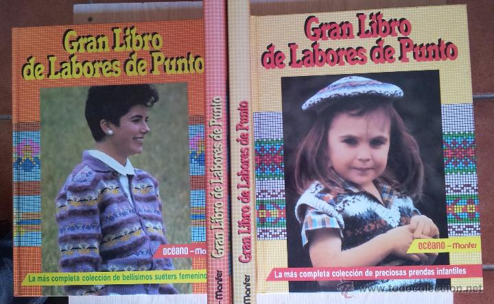 Libros de segunda mano: GRAN LIBRO DE LABORES Y PUNTO 4 TOMOS - OCEANO - Foto 1