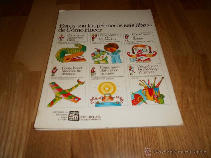 Libros de segunda mano: COMO HACER Y MANEJAR MARIONETAS - EDICIONES PLESA / SM - 1977- - Foto 6