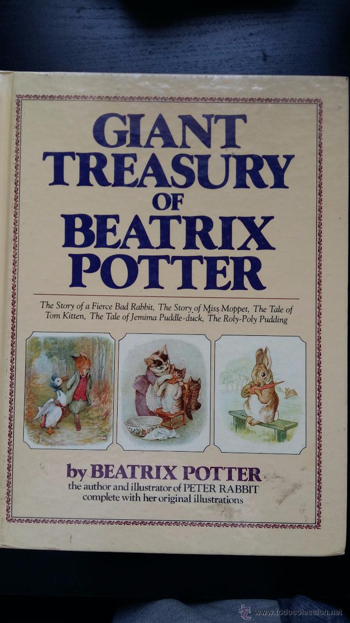Libros de segunda mano: Libro en ingl&eacute;s para aprender: Giant treasury of Beatrix Potter. A&ntilde;os 80 . Original