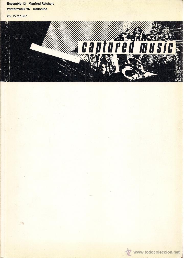 Livres d'occasion: CAPTURED MUSIC.  Katalog. Selektion Optik, 1987