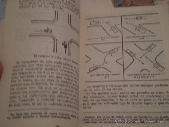 Libros de segunda mano: MANUAL DE CONDUCTOR.AUTO-ESCUELA HISPALENSE.SEVILLA.1961 - Foto 4