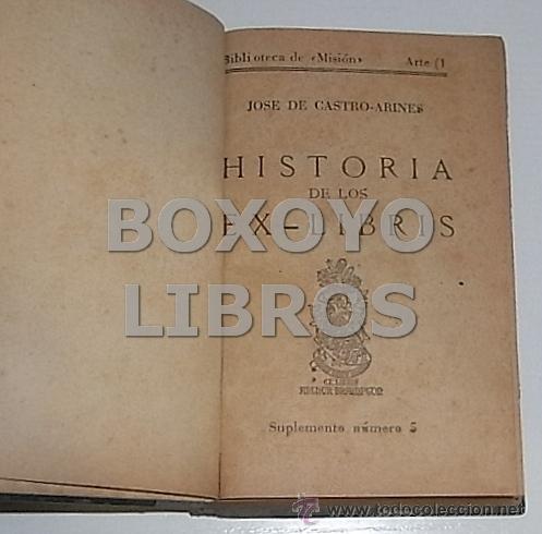 Libros de segunda mano: CASTRO-ARINES, Jos&eacute; de. Historia de los ex-libris - Foto 2