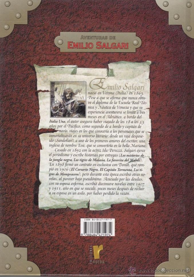 Libros de segunda mano: EMILIO SALGARI / SANDOKAN . EDITORIAL RUEDA 2004 * NOVELA DE AVENTURAS * - Foto 2