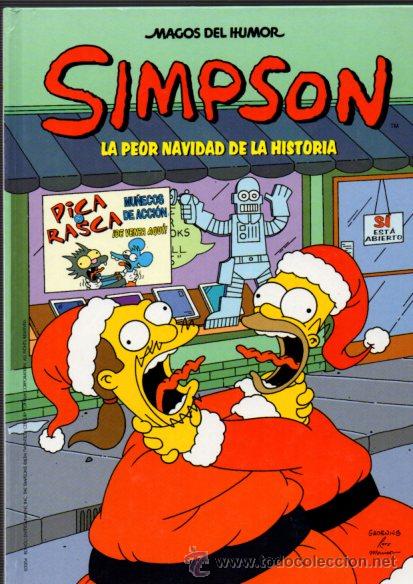 Libros de segunda mano: MAGOS DEL HUMOR - SIMPSON, LA PEOR NAVIDAD DE LA HISTORIA - EDICIONES B 2004 - Foto 1