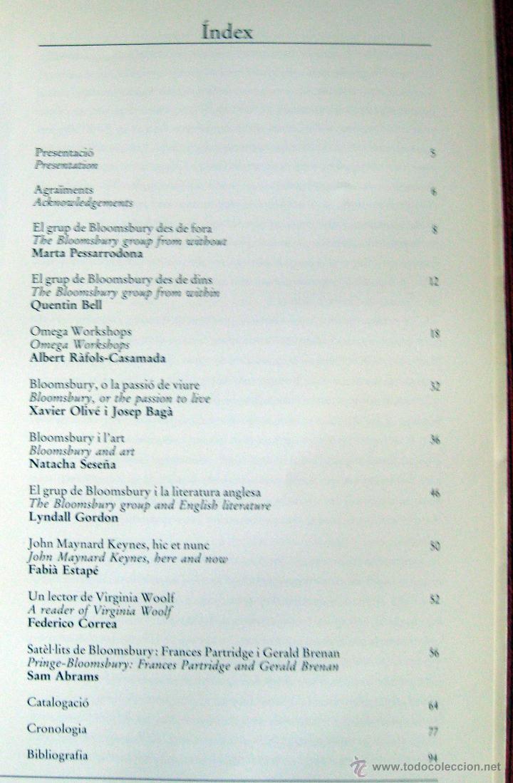 Libros de segunda mano: El Grup de Bloomsbury. 1987 - Foto 2