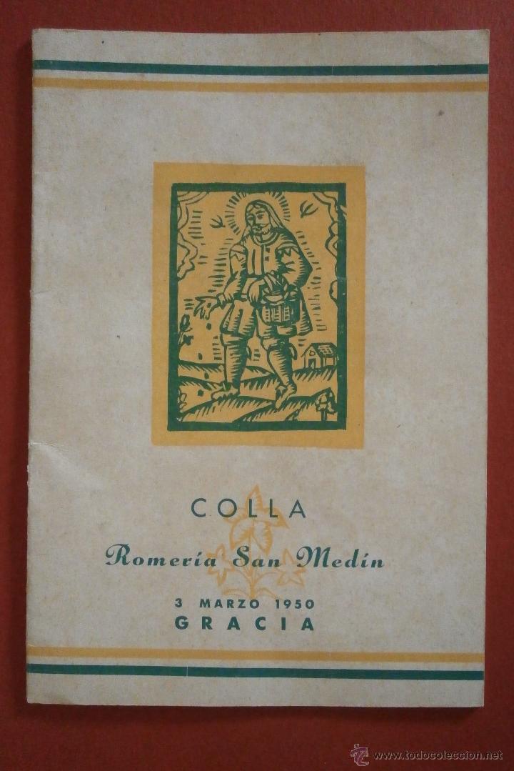 Gebrauchte B&uuml;cher: Colla Romeria de San Med&iacute;n. Gracia. 3 Marzo 1950
