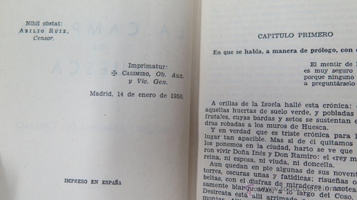 Libros de segunda mano: LA CAMPA&Ntilde;A DE HUESCA. ANTONIO CANOVAS DEL CASTILLO - Foto 3