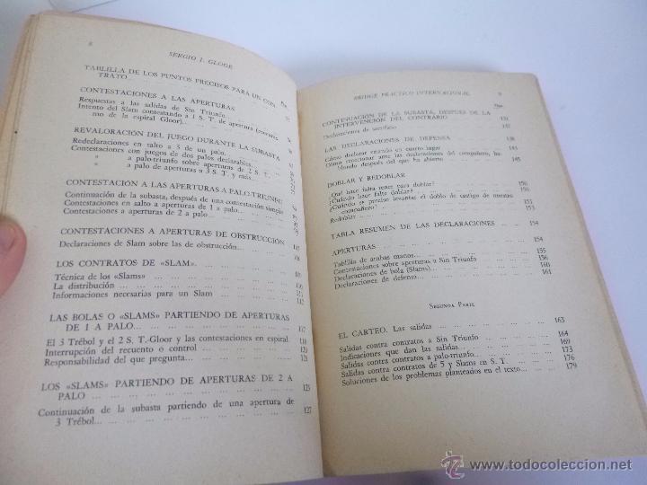 Libros de segunda mano: BRIDGE PR&Aacute;CTICO INTERNACIONAL ( SERGE J. GLOOR) JUVENTUD 1954 primera ed - Foto 4