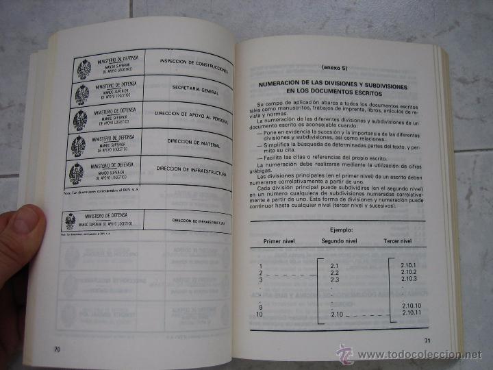 Libros de segunda mano: Ejercito Espa&ntilde;ol. Redaccion de documentos militares  1983 - Foto 3