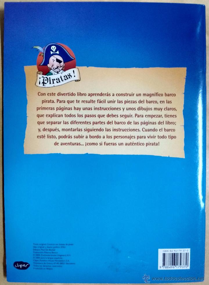 Libros de segunda mano: CONSTRUYE TU BARCO PIRATA, LIBRO DE ACTIVIDADES MANUALES - Foto 2