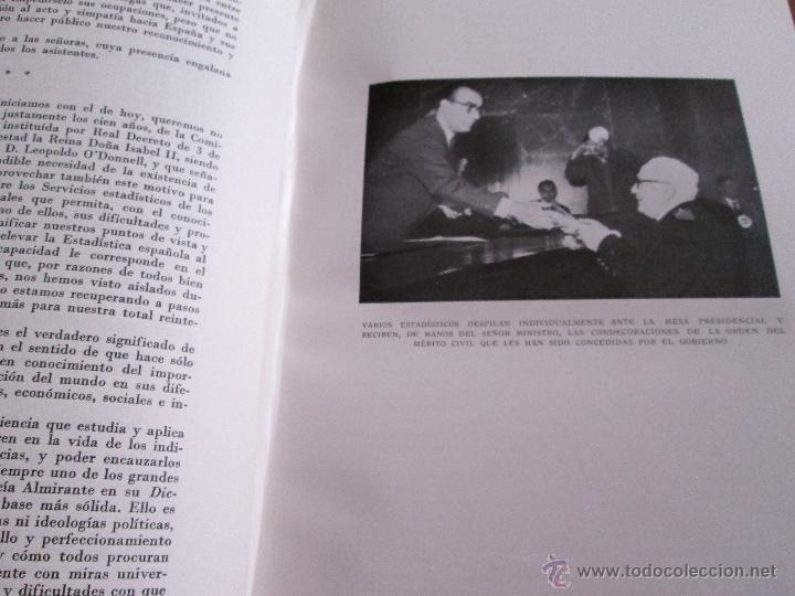 Libros de segunda mano: Centenario de la Estad&iacute;stica Espa&ntilde;ola 1856 &ndash; 1956 - Foto 11