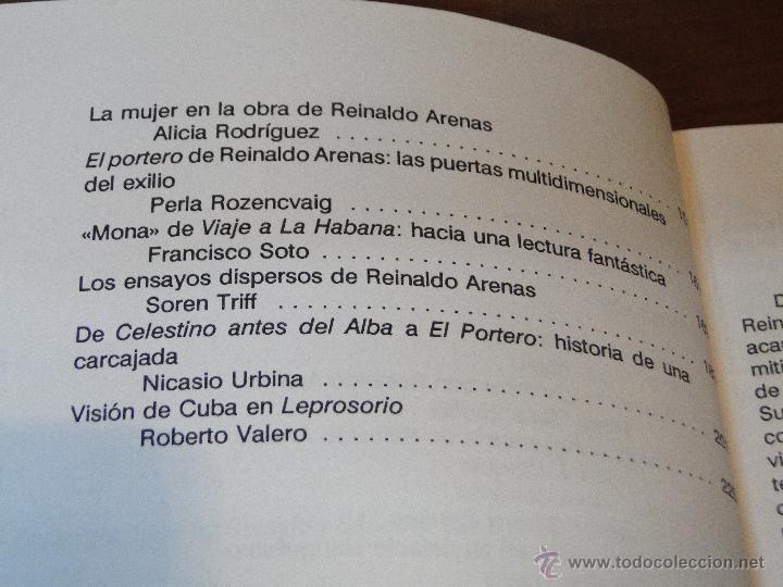 Libros de segunda mano: REINALDO ARENAS. RECUERDO Y PRESENCIA.--Edici&oacute;n de REINALDO S&Aacute;NCHEZ - Foto 4