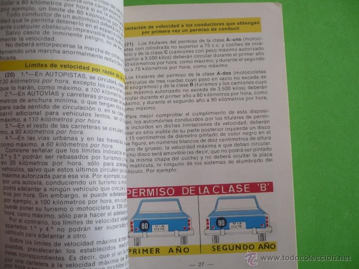 Libros de segunda mano: LIBRO -  LECCIONES PROGRAMADAS DE NORMAS DE SE&Ntilde;ALES Y DE CIRCULACION.AUTO ESCUELA UNASA. - Foto 3