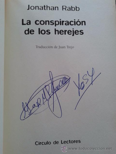 Libros de segunda mano: LA CONSPIRACION DE LOS HEREJES -- JONATHAN RABB -- CIRCULO -- - Foto 3
