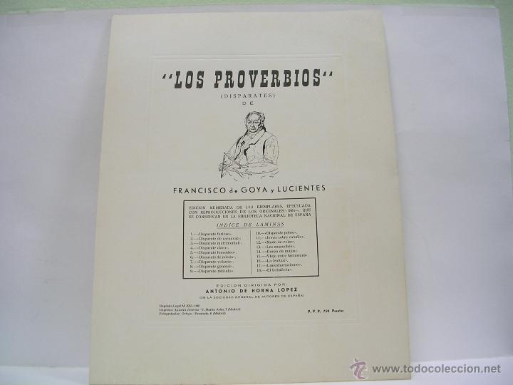 Libros de segunda mano: FRANCISCO DE GOYA. LOS PROVERBIOS. EDICI&Oacute;N LIMITADA - Foto 2