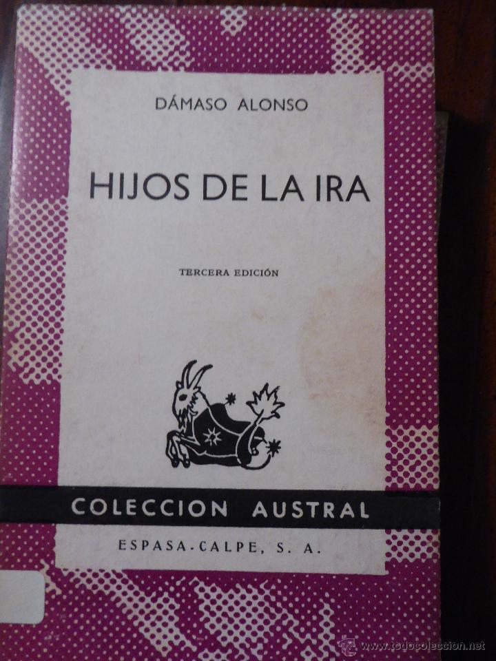 Libros de segunda mano: HIJOS DE LA IRA. D&Aacute;MASO ALONSO - Foto 1